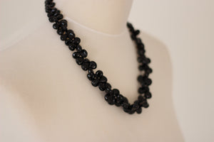 Black Onyx & Silver Necklace