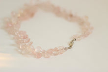 Rose Quartz & Silver Necklace