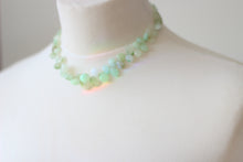 Light Green Jade & Silver Necklace