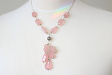 Rose Quartz & Silver Necklace