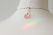 Rose Quartz & Silver Necklace