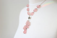 Rose Quartz & Silver Necklace