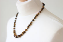 Tigers Eye & Silver Necklace