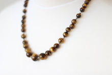 Tigers Eye & Silver Necklace