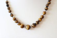 Tigers Eye & Silver Necklace