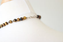 Tigers Eye & Silver Necklace