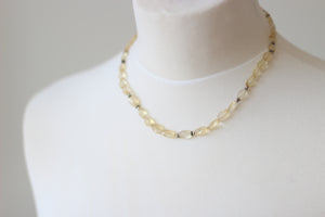 Citrine & Silver Necklace