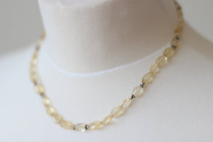 Citrine & Silver Necklace