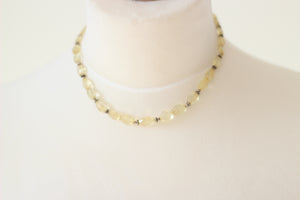 Citrine & Silver Necklace