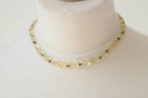 Citrine & Silver Necklace