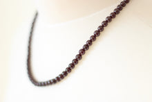 Garnet & Silver Necklace