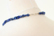 Lapis Lazuli Chip & Silver Necklace