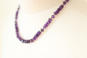 Amethyst & Silver Necklace