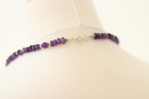 Amethyst & Silver Necklace