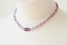 Amethyst & Silver Necklace