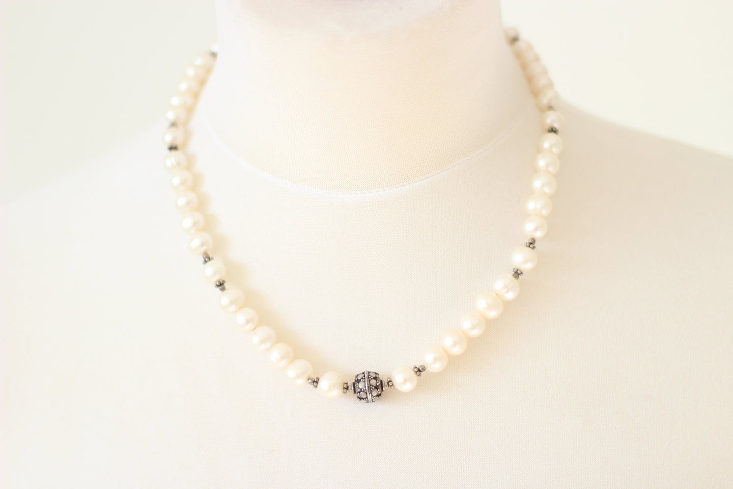 Pearl & Silver Necklace