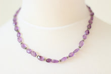 Amethyst & Silver Necklace