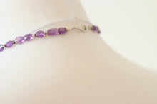 Amethyst & Silver Necklace