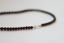 Garnet & Silver Necklace