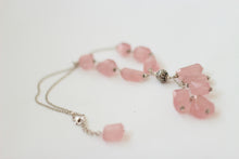 Rose Quartz & Silver Necklace