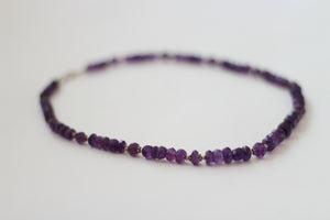 Amethyst & Silver Necklace