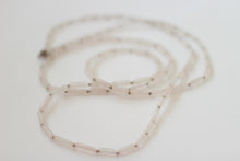 Clear Quartz & Silver Necklace