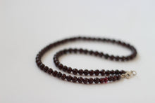 Garnet & Silver Necklace