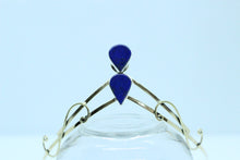 Double Tear Drop Blue Lapis Lazuli