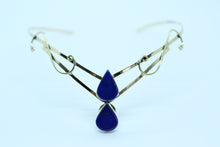 Double Tear Drop Blue Lapis Lazuli