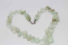 Light Green Jade & Silver Necklace