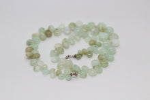 Light Green Jade & Silver Necklace