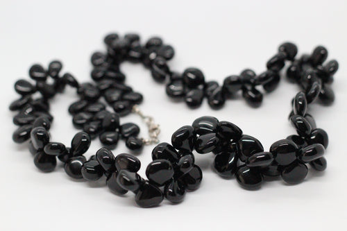 Black Onyx & Silver Necklace