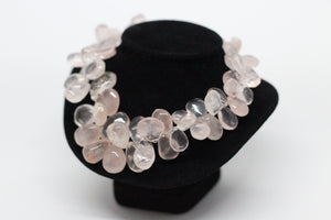 Rose Quartz & Silver Necklace