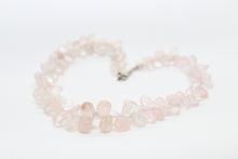 Rose Quartz & Silver Necklace