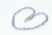 Amethyst & Silver Necklace