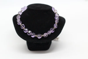 Amethyst & Silver Necklace