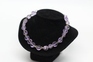 Amethyst & Silver Necklace