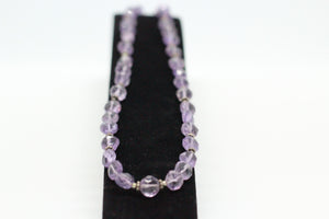 Amethyst & Silver Necklace