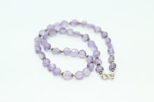 Amethyst & Silver Necklace