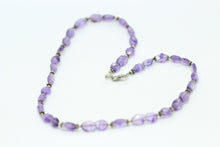 Amethyst & Silver Necklace