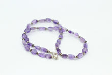 Amethyst & Silver Necklace