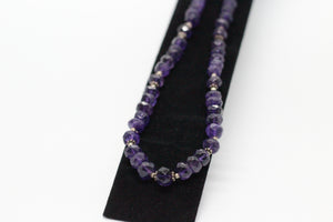 Amethyst & Silver Necklace