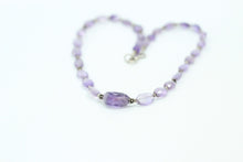 Amethyst & Silver Necklace