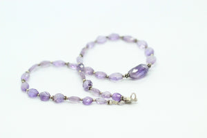 Amethyst & Silver Necklace