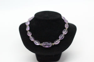 Amethyst & Silver Necklace