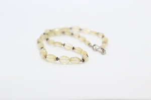 Citrine & Silver Necklace