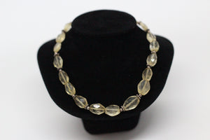 Citrine & Silver Necklace