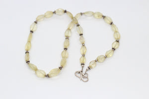 Citrine & Silver Necklace