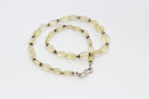 Citrine & Silver Necklace