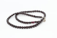 Garnet & Silver Necklace